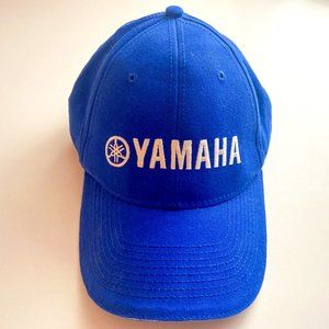 Yamaha Motorsports Logo Baseball Ball Cap Hat Royal Blue Adjustable Strapback